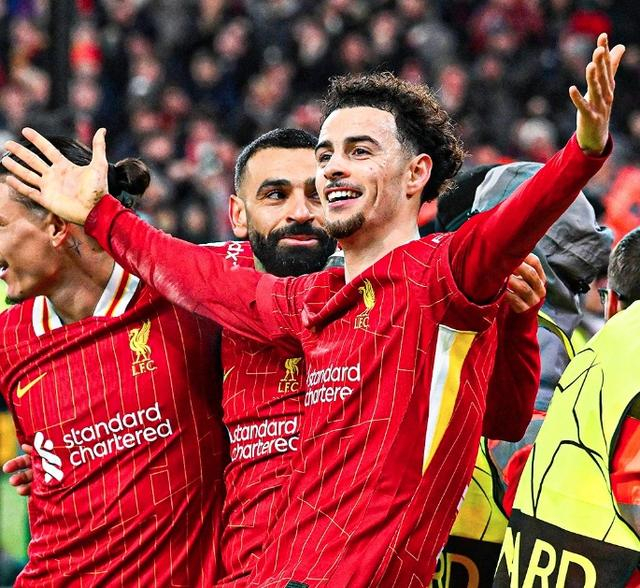 利物浦险胜曼联，成功晋级欧冠八强